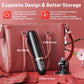 Apex Hands-Free Vibrator automatic thrusting sex machine with remote control in capsule storage shell