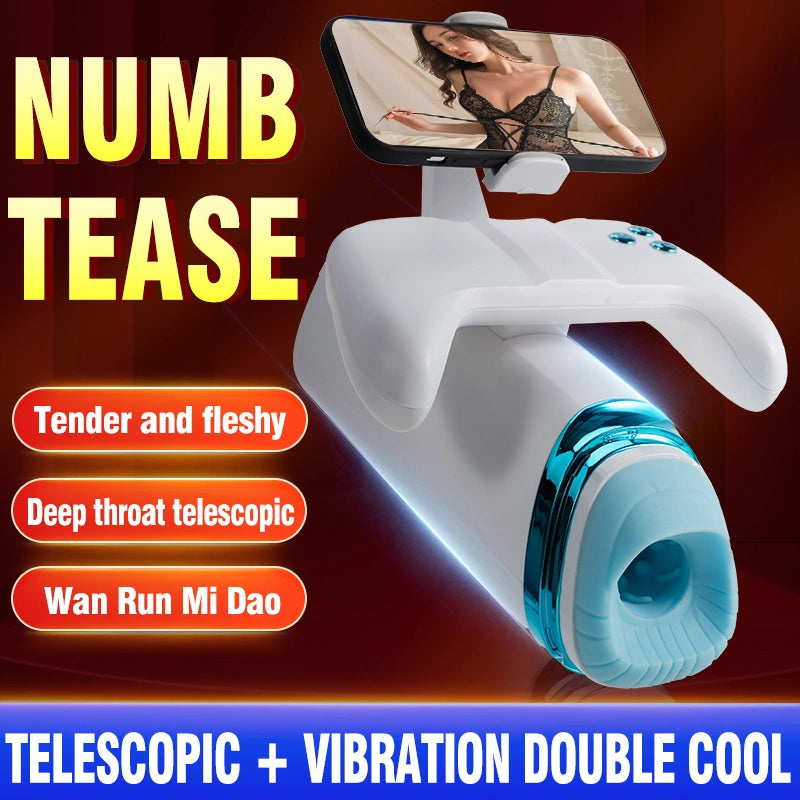 Apex Thrust Smart Male Stroker with 42°C Intelligent Heating & 10-Pattern Vibration  