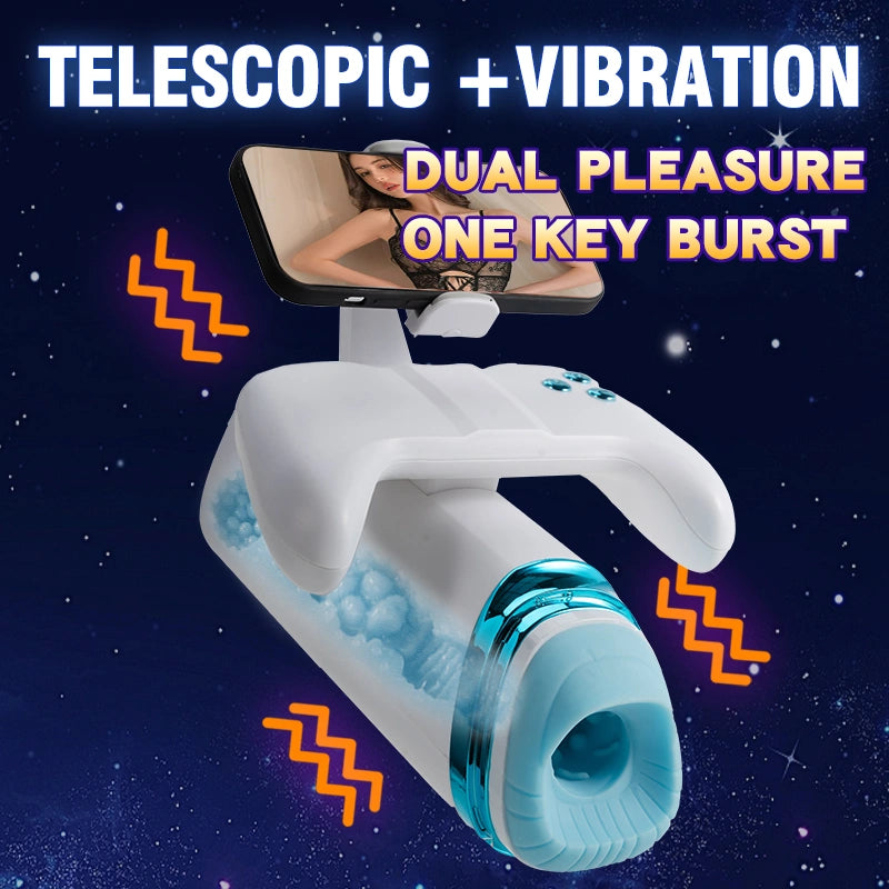 Apex Thrust Smart Male Stroker with 42°C Intelligent Heating & 10-Pattern Vibration  
