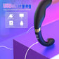 Arc Dual-Size Thumping Prostate & Anal Vibrator made of body-safe black silicone