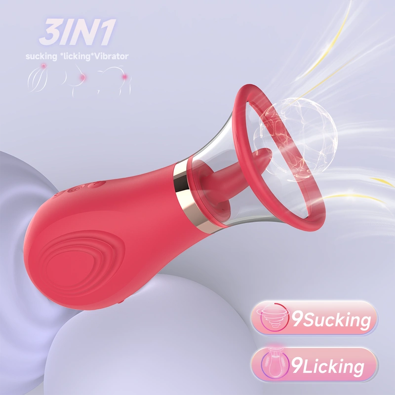 Fizzglow Bloom Sip premium flower-shaped automatic clitoral suction vibrator toy decorated with luxury rose gold trim and an ergonomic soft silicone canopy cup.