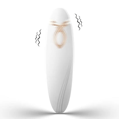 Fizzglow Breeze pocket G-Spot vibrator with white body and 9 vibration modes