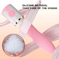 Breeze Lipstick Vibrator crafted from body-safe silicone with an inset showing pure silicone raw materials.