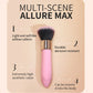 Overview of Fizzglow Caress G-Spot Vibrator detailing ultra-soft bristles, durable casing, and contoured insertable tip