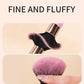 Close-up of the ultra-soft dual-tone velvet teasing bristles on the Fizzglow Caress G-Spot Vibrator