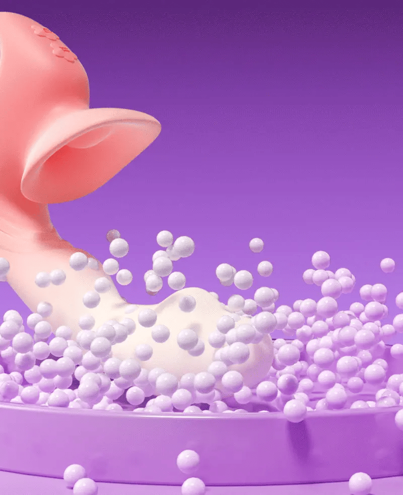 Pink CloudPulse app-controlled G-spot vibrator with vacuum sucking