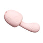 Cozy dual stimulation g-spot vibrator with ribbed insertion shaft and warming clitoral suction head