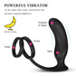 Fizzglow Crest prostate anal vibrator highlighting dual ring support and banana-shaped P-spot probe.