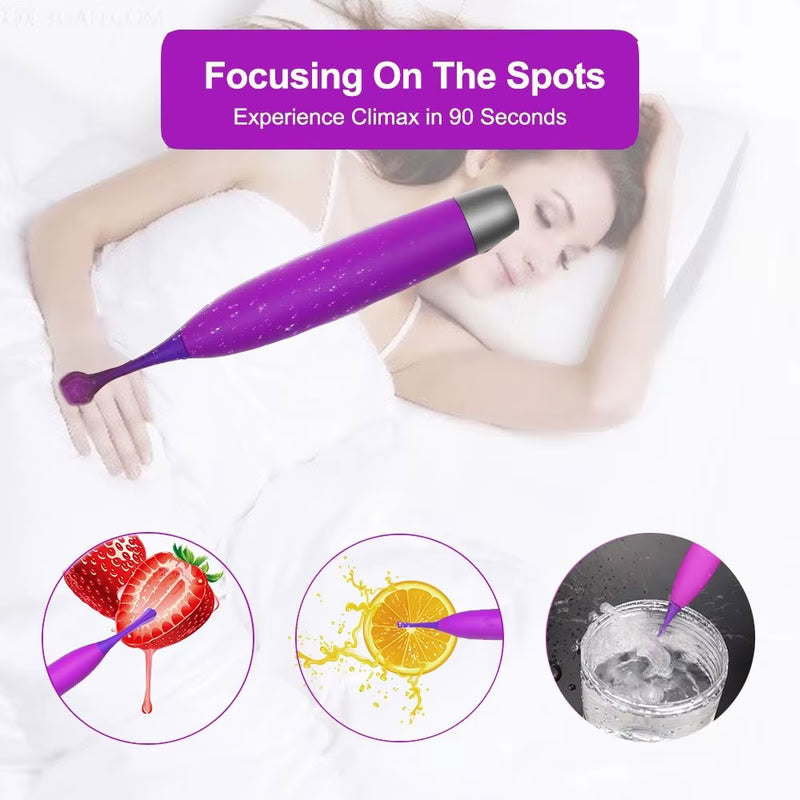 Ember Sensual Clitoral Vibrator: 15,000 R/Min High-Frequency Climax Pen  