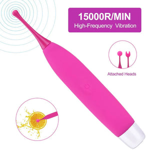 Ember Sensual Clitoral Vibrator pen-shaped adult toy with interchangeable heads