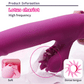 Flare 2-in-1 g-spot rabbit vibrator with 9 licking modes and an automatic thrusting shaft featuring a smart LCD screen