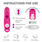 Glide G-Spot Finger Vibrator connecting to its magnetic USB charging cable for quick setup.