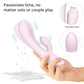 Fizzglow Glow G-Spot Rabbit Vibrator in light pink featuring flexible clitoral ears and a base LED breathing light.