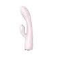 Fizzglow Glow G-Spot Rabbit Vibrator in light pink featuring flexible clitoral ears and a base LED breathing light.