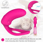 Haven Remote Control Anal Vibrator with IPX7 waterproof body-safe silicone and 360-degree flexible arm
