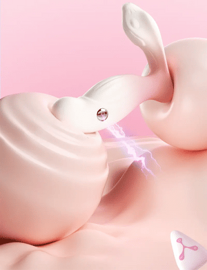 Jolt G-Spot Vibrator for women with remote control and gradient pink design