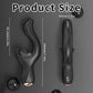 Black Monarch G-Spot Vibrator with a flexible butterfly-shaped clitoral cradle and an ergonomic curved shaft for dual stimulation.