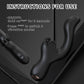 Black Monarch G-Spot Vibrator with a flexible butterfly-shaped clitoral cradle and an ergonomic curved shaft for dual stimulation.