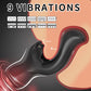 Black Monarch G-Spot Vibrator with a flexible butterfly-shaped clitoral cradle and an ergonomic curved shaft for dual stimulation.