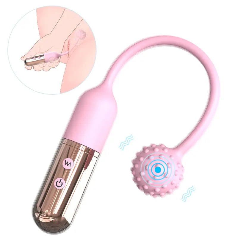 Fizzglow Orbit G-Spot Vibrator with ergonomic curved shaft and textured sphere tip