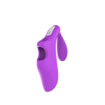 Fizzglow Petal Remote Control G-Spot & Clitoral Finger Vibrator with ergonomic curved body for dual stimulation