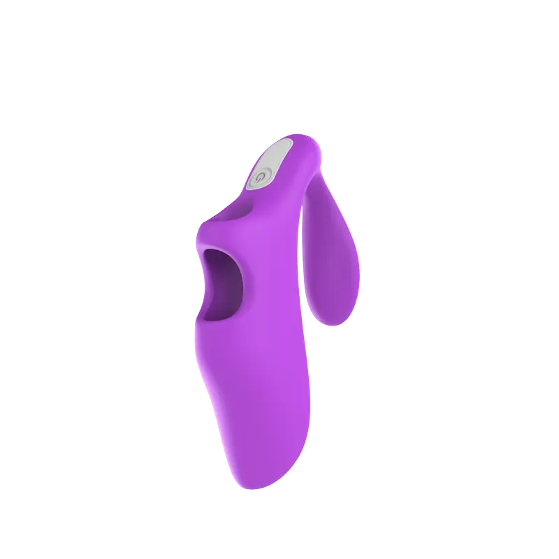 Fizzglow Petal Remote Control G-Spot & Clitoral Finger Vibrator with ergonomic curved body for dual stimulation