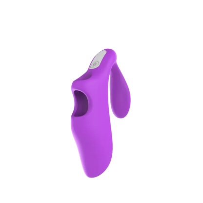 Fizzglow Petal Remote Control G-Spot & Clitoral Finger Vibrator with ergonomic curved body for dual stimulation