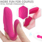 Fizzglow Petal Remote Control G-Spot & Clitoral Finger Vibrator with ergonomic curved body for dual stimulation