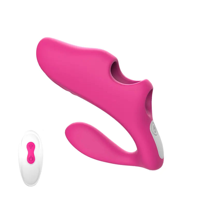 Fizzglow Petal Remote Control G-Spot & Clitoral Finger Vibrator with ergonomic curved body for dual stimulation