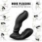 Illustrated guide showing multi-position versatility and flexible angles of the Fizzglow Radian dual motor vibrator for solo and couples play