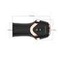 Dimension diagram of Fizzglow STAMUX Stamina Trainer showing 130mm total length, 61mm grip diameter, and 43mm entry