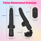 Sway hands-free suction cup vibrator with heating and remote control
