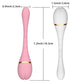 Fizzglow Sway pink wearable G-spot vibrator with wireless remote control showing its ergonomic contours.