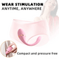 Fizzglow Sway pink wearable G-spot vibrator with wireless remote control showing its ergonomic contours.