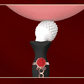 Demonstration of the 360-degree flexible neck on the Fizzglow Tide magic wand vibrator bending smoothly under pressure.