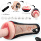 Black Tremor remote control male stroker with wireless vibrating bullet