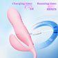 Pin-plug USB charging port on the Fizzglow Trinity vibrator highlighting 1 hour fast charging time and 80 minutes of battery life