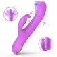 The Vesper G-Spot Rabbit Vibrator featuring an automatic telescopic ridged shaft made of premium body-safe silicone and flexible ears for clitoral stimulation.