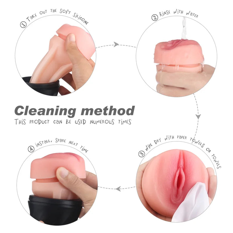 Black Vise male masturbator cup with ergonomic spiral grip and squeeze control