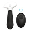 Fizzglow Vortex remote control anal vibrator and compact black wireless controller