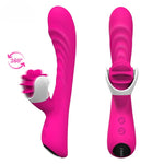 Fizzglow Vortex G-Spot Rabbit Vibrator with 360° rotating clitoral wheel shown in front and side view