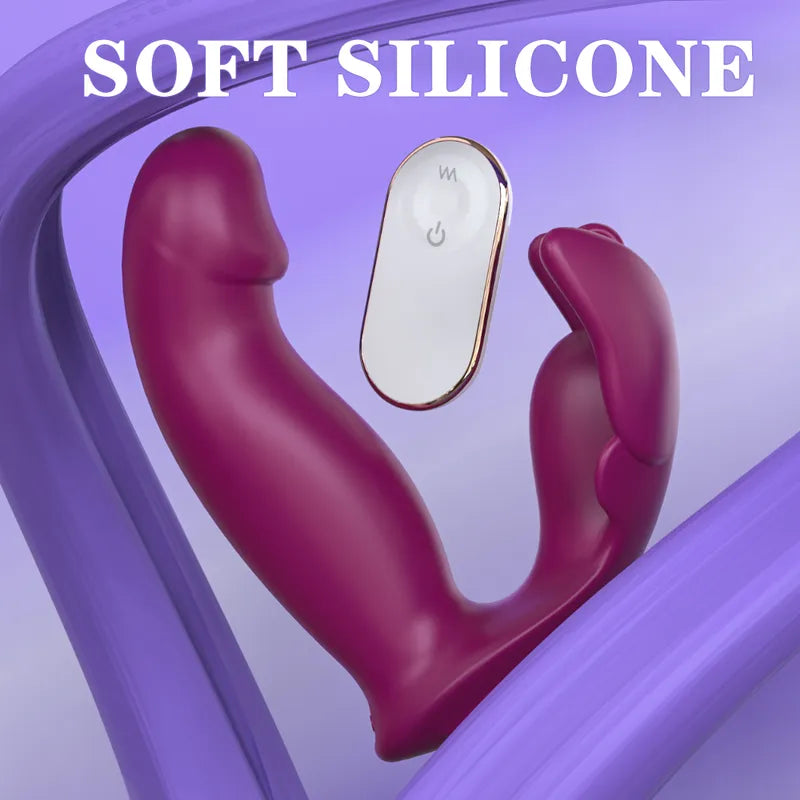 Flutter Wearable G-Spot Vibrator with ergonomic butterfly wings and wireless remote control