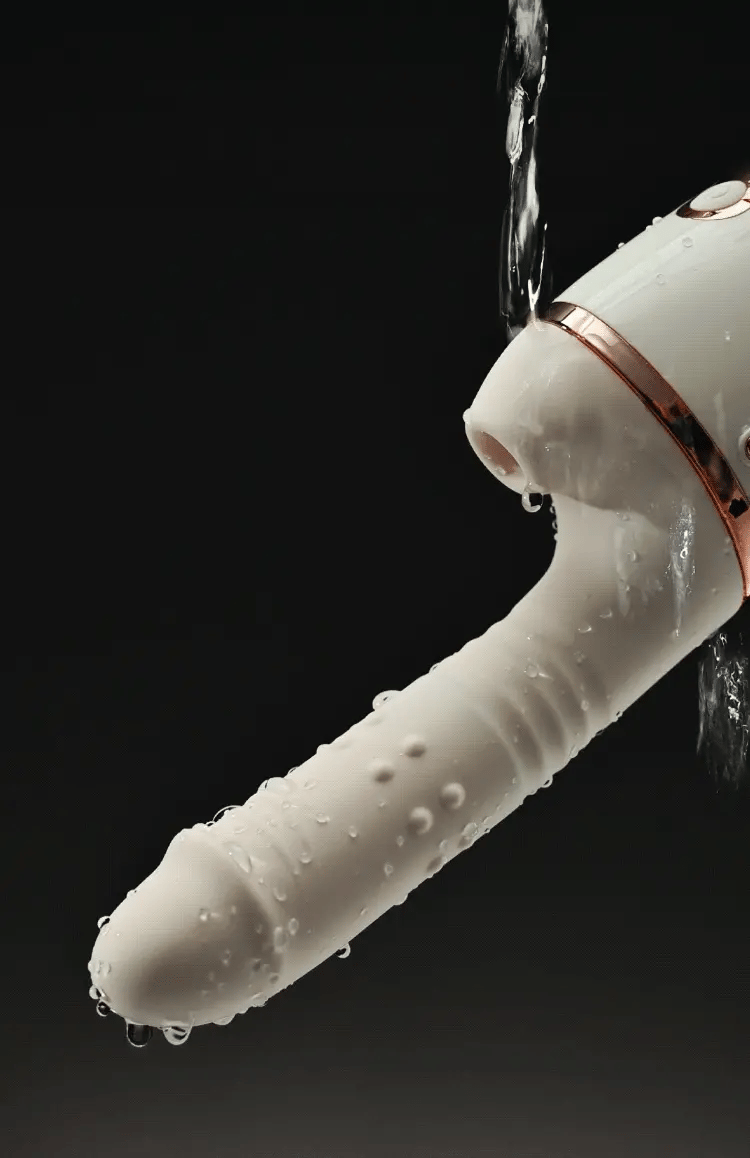 Triple Thrill - Smart App Suction & Thrusting Vibrator  