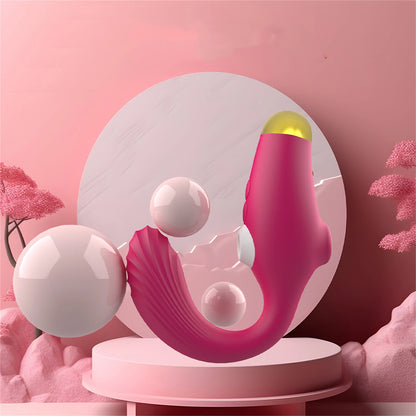 Vixen Aura 3-in-1 Licking Suction Vibrator with Heat | Fizzglow  Fizzglow